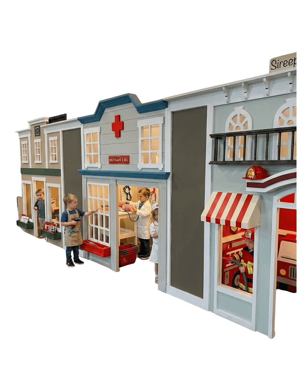 A themed learning-through-play space for children